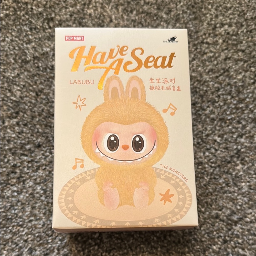 Popmart The Monsters Labubu Have a Seat Baba Sealed/Unopened NIB Authentic